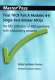 Book cover of: Final FRCR Part A Modules 4-6 Single Best Answer MCQS