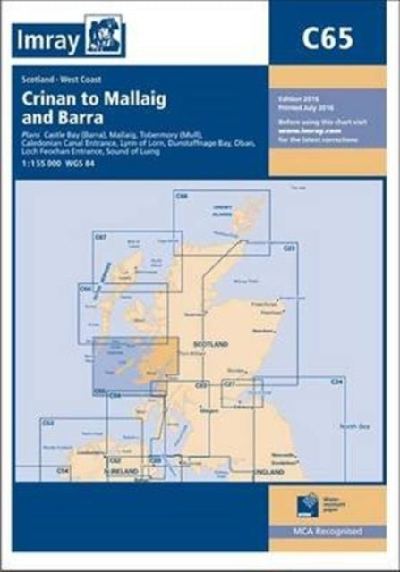 Book cover of: Imray Chart C65
