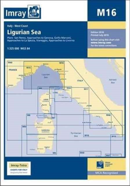 Book cover of: Imray Chart M16