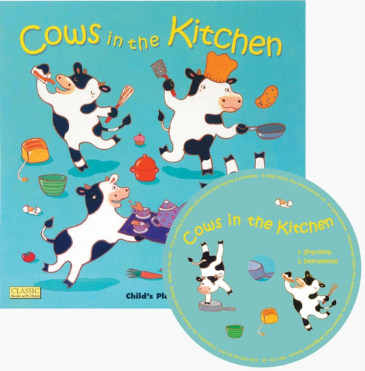 Book cover of: Cows in the Kitchen. By: Airlie Anderson