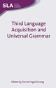 Book cover of: Third Language Acquisition and Universal Grammar