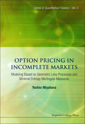 Option Pricing In Incomplete Markets: Modeling Based On Geometric L'evy Processes And Minimal Entropy Martingale Measures