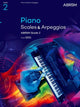 Book cover of: Piano Scales & Arpeggios, ABRSM Grade 2