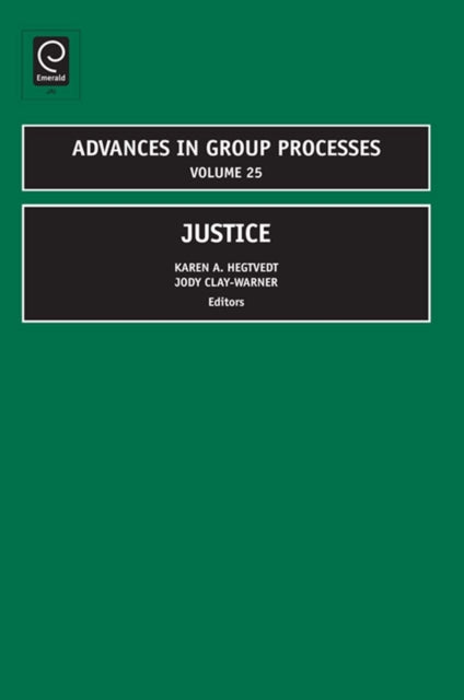 Book cover of: Justice. By: Karen A. Hegtvedt