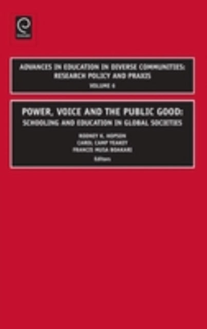 Book cover of: Power, Voice and the Public Good. By: Rodney K. Hopson