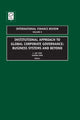 Book cover of: Institutional Approach to Global Corporate Governance. By: Sandra Dow