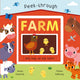Book cover of: Peek-Through Farm. By: Fhiona Galloway