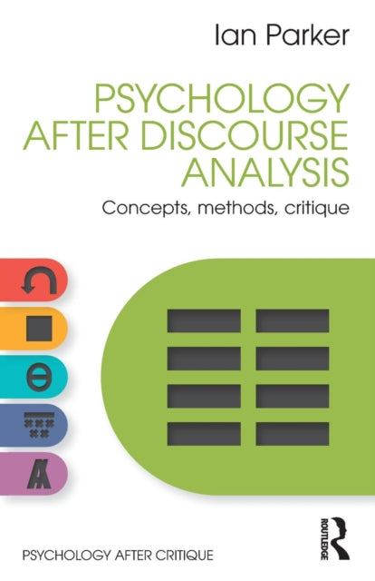 Book cover of: Psychology After Discourse Analysis. By: Ian Parker