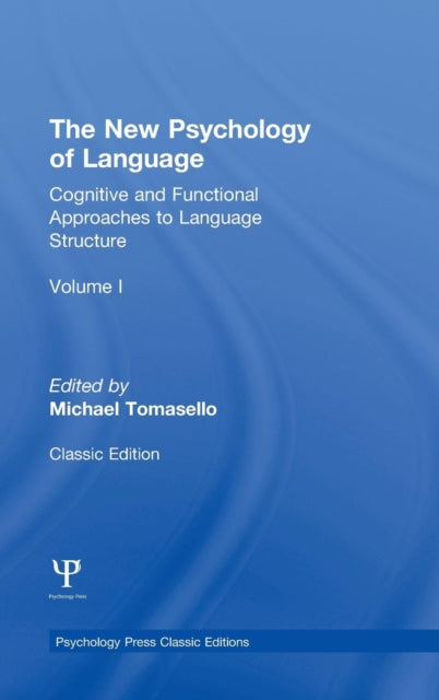 Book cover of: New Psychology of Language. By: Michael Tomasello