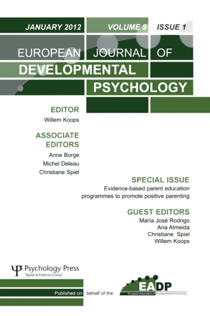 Book cover of: Evidence-based Parent Education Programmes to Promote Positive Parenting. By: María José Professor Rodrigo