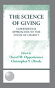 Book cover of: Science of Giving. By: Daniel M. Oppenheimer