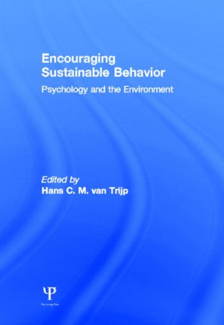 Book cover of: Encouraging Sustainable Behavior. By: Diederik A. Stapel