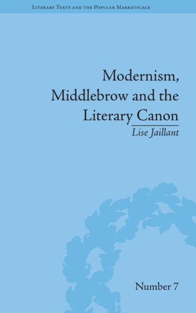 Book cover of: Modernism, Middlebrow and the Literary Canon. By: Lise Jaillant