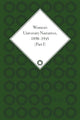 Book cover of: Women's University Narratives, 1890–1945, Part I. By: Anna Bogen