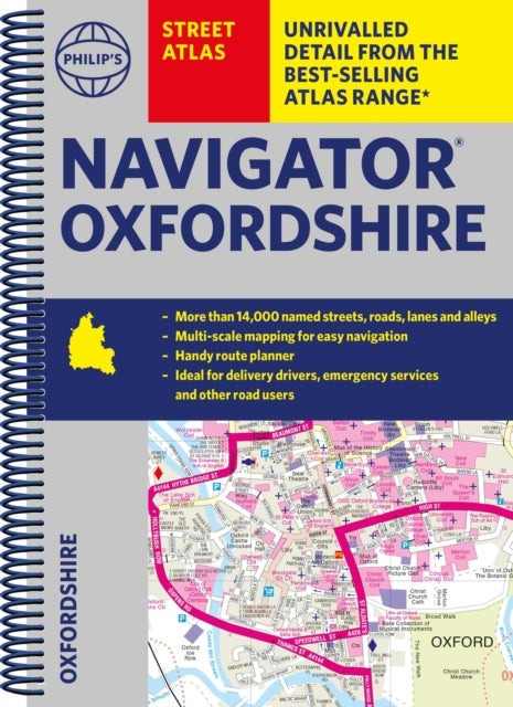 Book cover of: Philip's Navigator Street Atlas Oxfordshire. By: Philip's Maps