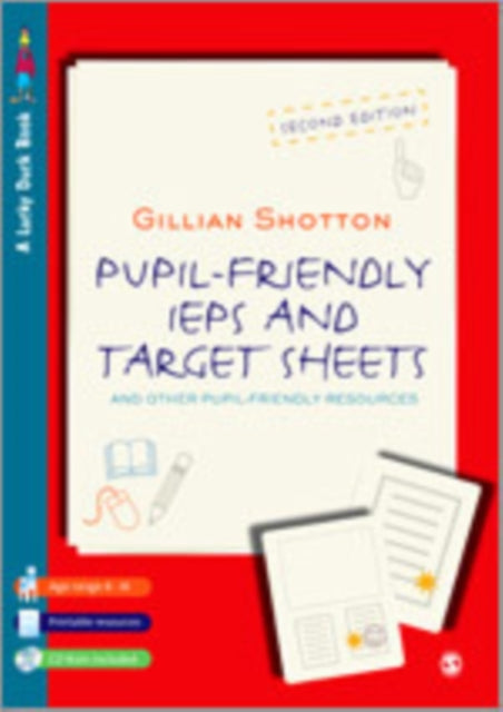 Book cover of: Pupil Friendly IEPs and Target Sheets. By: Gillian Shotton