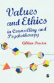 Book cover of: Values & Ethics in Counselling and Psychotherapy. By: Gillian M. Proctor