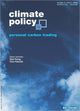 Book cover of: Personal Carbon Trading. By: Yael Parag