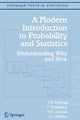 Book cover of: Modern Introduction to Probability and Statistics