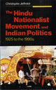 Book cover of: Hindu Nationalist Movement and Indian Politics. By: Christophe Jaffrelot