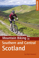 Book cover of: Mountain Biking in Southern and Central Scotland. By: Peter Edwards