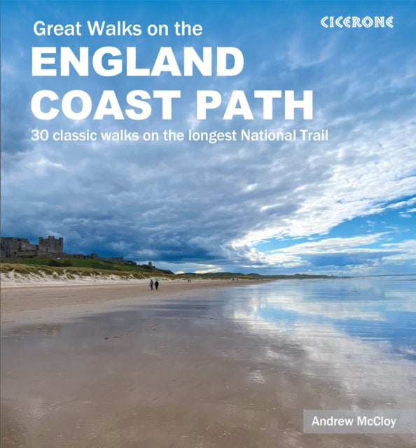 Book cover of: Great Walks on the England Coast Path. By: Andrew McCloy