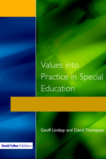 Book cover of: Values into Practice in Special Education