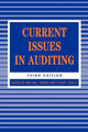 Book cover of: Current Issues in Auditing