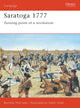 Book cover of: Saratoga 1777. By: Brendan Morrissey