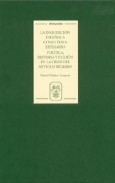 Book cover of: La Inquisicion espanola como tema literario. By: Daniel Muñoz Sempere