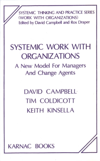 Book cover of: Systemic Work with Organizations