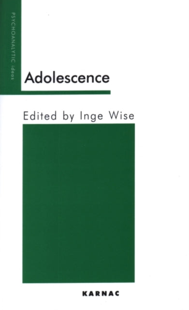 Book cover of: Adolescence. By: Inge Wise