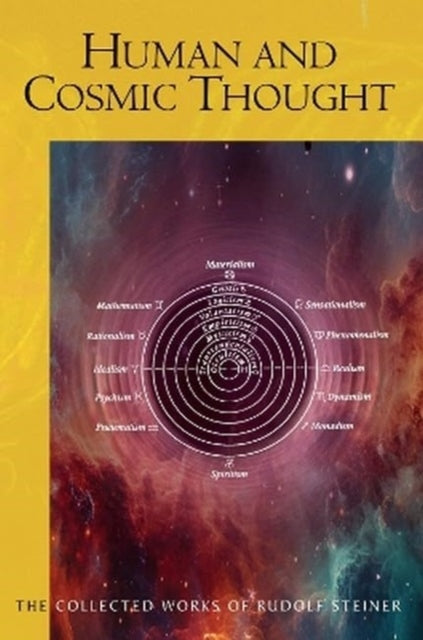 Book cover of: Human and Cosmic Thought. By: Rudolf Steiner