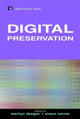 Book cover of: Digital Preservation. By: Marilyn Deegan
