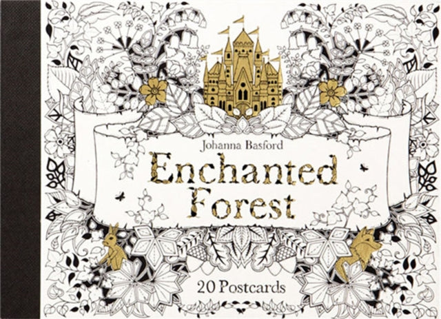 Book cover of: Enchanted Forest: 20 Postcards. By: Johanna Basford