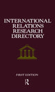 Book cover of: International Relations Research Directory. By: 1995 1ed
