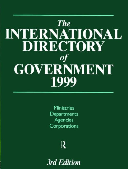 Book cover of: International Directory of Government 1999. By: 1999 3rd