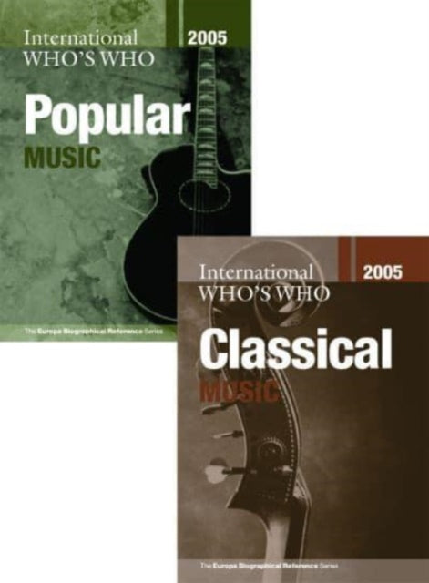 Book cover of: International Who's Who in Classical Music/Popular Music 2005 Set