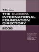 Book cover of: Europa International Foundation Directory 2006. By: Cathy Hartley