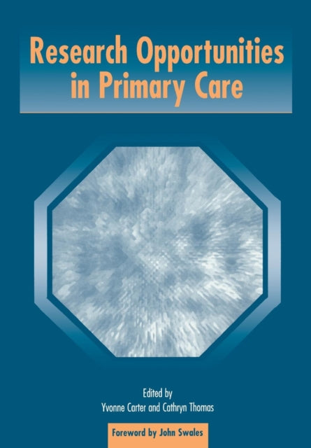 Book cover of: Research Opportunities in Primary Care