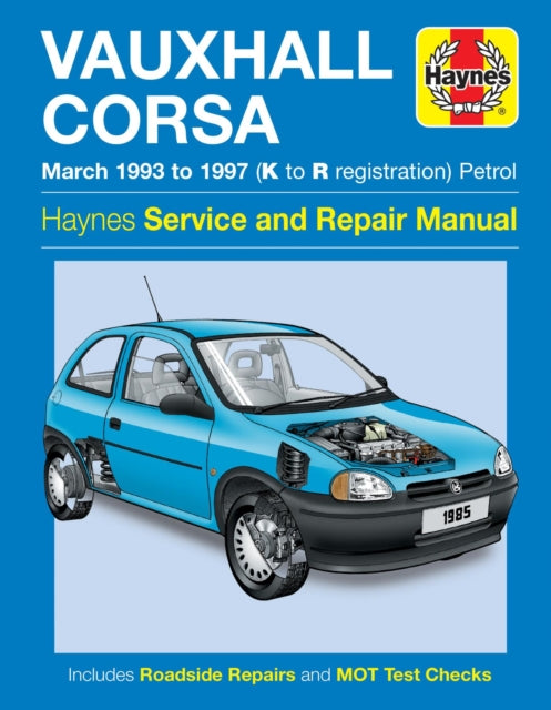 Book cover of: Vauxhall Corsa Petrol (Mar 93 - 97) Haynes Repair Manual. By: Steve Rendle