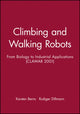 Book cover of: Climbing and Walking Robots