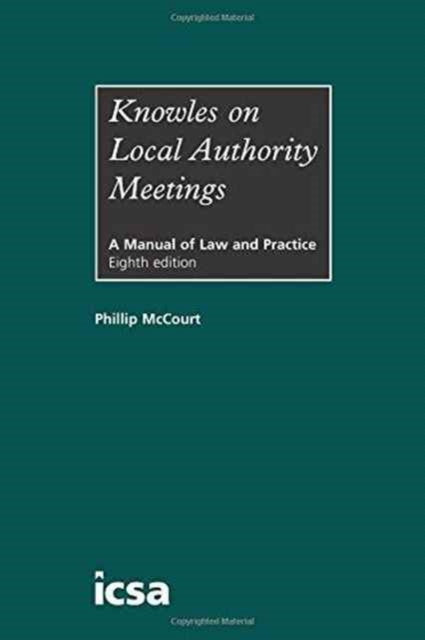 Book cover of: Knowles on Local Authority Meetings