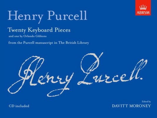Book cover of: Twenty Keyboard Pieces and one by Orlando Gibbons. By: Davitt Moroney