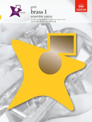 Music Medals Gold Brass 1 Ensemble Pieces