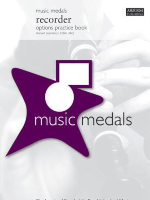 Book cover of: Music Medals Recorder Options Practice Book