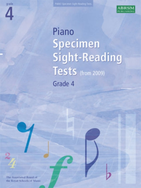 Book cover of: Piano Specimen Sight-Reading Tests, Grade 4. By: DIVERS AUTEURS