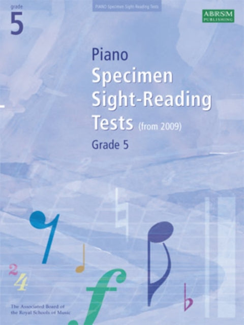 Book cover of: Piano Specimen Sight-Reading Tests, Grade 5. By: DIVERS AUTEURS