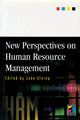 Book cover of: New Perspectives on Human Resource Management