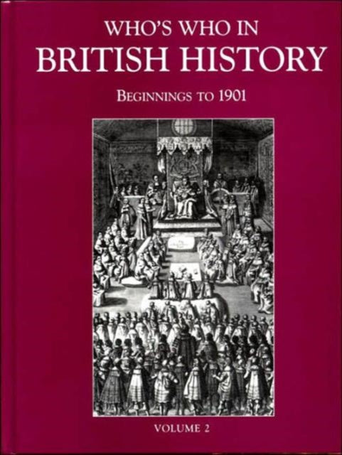 Book cover of: Who's Who in British History. By: G. Treasure